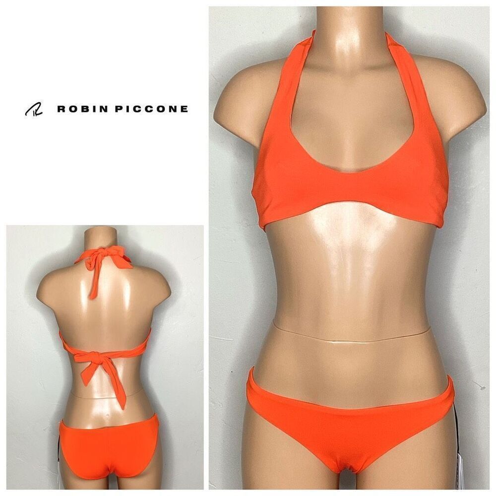 New. Robin Piccone orange bikini. XS. Retails $198